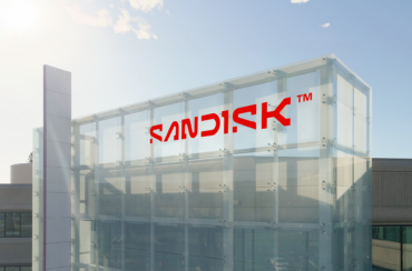 Sandisk headquarters representing Sandisk Q1 2027 earnings, AI-driven data center growth, NAND flash demand, record margins and long-term customer contracts