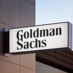 Goldman Sachs sign representing Goldman Sachs Q3 earnings, surging equities revenue, prime brokerage growth, weaker FICC trading and investment banking performance