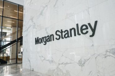 Interior of a Morgan Stanley office representing Morgan Stanley Q3 earnings, record wealth management revenue, surging equity trading, softer underwriting and fixed income performance